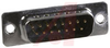 connector,filtered d-sub,str solder cuptermination,15 pin contact plug,470pF - 70144850 - Allied Electronics, Inc.