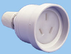 10A/250V White Australian In-Line Socket -- 88010411 - Image
