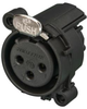 Xlr Connector, Rcpt, 3Pos, Panel/pcb; No. Of Contacts Neutrik - 27B4205 - Newark, An Avnet Company