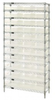 Bins & Systems - Clear-View Bins - Economy Shelf Bins - Wire Shelving Systems - WR12-109CL - Image