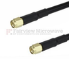 SMA Male (Plug) to SMA Male (Plug) Cable LMR-240 Coax Up To 6 GHz, 1.35 VSWR in 24 Inch and RoHS - FMCA1213LF-24 - Fairview Microwave Inc.