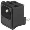 IEC Appliance Inlet C14 or C18 with Fuseholder 1- or 2-pole -- 1064 - Image