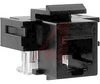 Jack; Copper Alloy; Panel Mount; 6; AMP-Barrel; Black; Thermoplastic; 22 AWG - 70087234 - Allied Electronics, Inc.