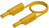 Test Lead, 4Mm Banana Plug, Yel, 250Mm; Test Connector Type A Hirschmann Test And Measurement - 71AC0986 - Newark, An Avnet Company