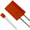 Standard LEDs - Through Hole 5.0x2.0mm Rectangle 630nm Orange GaAsP -- 590-LN842RPX