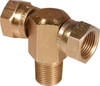 (2) 1/4" NPTF Swivel x 1/4" NPTM Tee -- 8417172 - Image