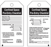 Confined Space Tags - 66324 - Brady Corporation
