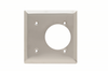 Power Outlet Receptacle Wall Plate, Two Gang - SS705 - Legrand