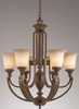 31123 Mid. Chandeliers-Glass Up - 739607 - Capital Lighting, Inc.