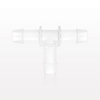 T Connector, Barbed, Natural - 61413 - Qosina Corp.
