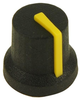 Soft Touch Knob, Rubber, Blk/yel, 16.2Mm; Shaft Type Multicomp Pro - 02AH4546 - Newark, An Avnet Company