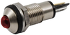 Panel Indicator, Red, 8.1Mm, 12V; Led Color Vcc (Visual Communications Company) - 40AH1856 - Newark, An Avnet Company