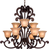 Mid. Chandeliers-Glass Up - 15915 - Light Center (The)