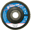 Weiler Tiger Paw Type 27 Non-Woven Zirconium Flap Disc - Coarse Grade - 4 1/2 in Diameter - 7/8 in Center Hole - 51161 - 012382-51161 - R. S. Hughes Company, Inc.