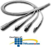 Leviton ST to LC Simplex UPC Polish Singlemode FO Cable -- UPSTL-SO - Image