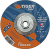 Weiler TIGER Zirconium Cut/Grind Wheel - 6 in Diameter - Thickness 1/8 in - 58054 - 012382-58054 - R. S. Hughes Company, Inc.