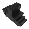 Push-to-Close Slide Latch, Snap-in, Small Size, 1.2mm  Panel Thickness, 4.8mm  Total Grip, ABS, Black - A3-30-519-12 - Southco