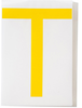 ToughStripe Die-Cut Yellow Letter T - 121810 - Brady Corporation