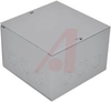 ENCLOSURE;PULL BOX;SCREW COVER;KNOCKOUTS;6.00X6.00X4.00;STEEL;GRAY - 70067012 - Allied Electronics, Inc.