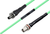 Temperature Conditioned SMA Female Bulkhead to TNC Female Bulkhead Low Loss Cable 48 Inch Length Using PE-P142LL Coax - PE3M0147-48 - Pasternack