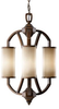 F2565/3PCN Mini Chandeliers-Glass Shade - 694021 - Capital Lighting, Inc.