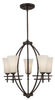 BWN5005TM Mid. Chandeliers-Glass Up - 375016 - Capital Lighting, Inc.