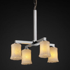 GLA-8920-16-WHTW-CROM Mid. Chandeliers-Glass Down - 670960 - Capital Lighting, Inc.