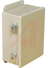 ENCLOSURE;NEMA 12;HINGED COVER;SCREW CLAMP;J BOX;8.00X6.00X3.50;STEEL;GRAY - 70066823 - Allied Electronics, Inc.