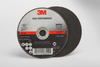 3M COW Ceramic Cutoff Wheel - Type 1 (Straight) - 36 Grit Very Coarse Grade - 3 in Diameter - 3/8 in Center Hole - Thickness 0.06 in - 66559 -- 051115-66559 - Image
