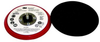 3M Hookit 20352 Hard Red Disc Pad - 5 in DIA - 3/8 in Thick - 5/16 - 24 External Thread Attachment - 051141-20352 - R. S. Hughes Company, Inc.