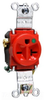 Duplex/Single Receptacle - 8801-RED - Selecta Products