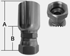 SHFBW SERIES - STAINLESS STEEL FEMALE JIC -- SHFBW-16-16FJ