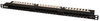 24-Port 0.5U Rack-Mount Cat6/Cat5 110 Patch Panel 568B, RJ45 Ethernet, TAA -- N252-024-HU - Image