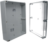 Enclosure, Wall Mount, Pc, Grey/clear; Enclosure Type Bud Industries - 22AJ1441 - Newark, An Avnet Company