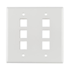 Keystone Faceplates, Frames - FPDGSIX-W-ND - DigiKey
