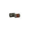 Set Screw Type Bellows Couplings, 10 / 10mm Bores, 32mm Overall Length, Hub Material: Aluminum Alloy, Bellow Material: Phosphor Bronze -- S50MFBMA20P10P10 - Image
