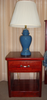 Bedside Table with Silver Handle-JC301SH - JC301SH - Jess Crate Furniture