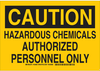 Chemical & Hazardous Material Sign - 126006 - Brady Corporation