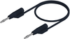 Test Lead, 2Mm Banana Plug, Black, 250Mm; Test Connector Type A Hirschmann Test And Measurement - 71AC1058 - Newark, An Avnet Company