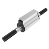 Constant Torque Hinge, Asymmetric, Forward Torque 0.68 N-m , Reverse Torque 0.41 N-m , Mold-in, Aluminum Alloy, Black -- ST-8P-60FA-50 - Image