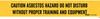 Asbestos Warning Pipe Markers - 97627 - Brady Corporation