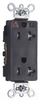 Duplex/Single Receptacle - TRIG26362-BK - Selecta Products
