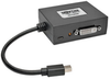 2-Port Mini DisplayPort 1.2 to DVI Multi-Stream Transport (MST) Hub, 1920 x 1080 (1080p), TAA -- B155-002-DVI-V2 - Image