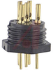 connector,mini hex,basic male,solder cup termination,5 pin contact - 70144746 - Allied Electronics, Inc.