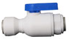 PP4VUC4-MG - Ball Valve, Polypropylene, Union Connect 1/4'', 1/4'' push-to-connect tube -- GO-01379-61 - Image