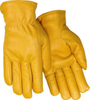 Red Steer 5555 Yellow Large Grain Cowhide Leather Driver's Gloves - Keystone Thumb - Uncoated - 046065-55553 - 046065-55553 - R. S. Hughes Company, Inc.