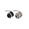 Panel Bushing, 1/4-32 Thread Size, .127in. Bore Size, 0.125in. Panel Thickness, Material: Bushing-Brass, Nickel Plated / Nut-Brass, Nickel Plated. - A 9B42-D10 - Stock Drive Products & Sterling Instrument - SDP/SI