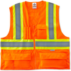 Ergodyne Glowear 8235ZX High-Visibility Orange 4XL/5XL Polyester Solid High-Visibility & Reflective Vest - 5 Pockets - Fits 58 to 64 in Chest - 720476-26189 - 720476-26189 - R. S. Hughes Company, Inc.