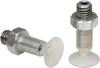 Flat suction cup (round), handling sensitive workpieces with uneven surfaces SGN 10 SI-55 M5-AG - 10.01.01.10037 - Schmalz Inc.