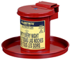 Justrite Red Safety Can - 10.5 in Height - 697841-12311 - 697841-12311 - R. S. Hughes Company, Inc.
